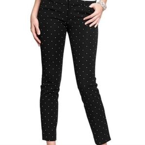 🧨 Old Navy Pixie White Polka Dots on Black Pants